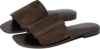 Free People Verona Slides Womens Shoes Espresso Suede : EU 37 (US Womens 7) M, Leather
