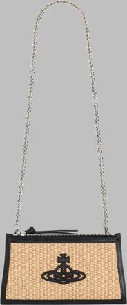 Vivienne Westwood Borsa Clutch Flat Small Intrecciata