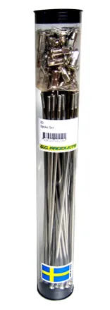 OEM Set Di Raggi Cc Da 17 Posteriori Per Suzuki Dr 400 80-81, Dr 500 81-84, Rs 250 81-82, Sp 500 81-83 (oem: 65320-37200 65320-37201 55320-40410) (50-572)