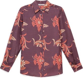 Maliparmi Collection Print Shirt - Dames - Overhemden - Veelkleurig - XL - Overhemden