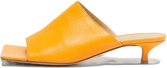 Bottega Veneta Mules con punta quadrata - Arancione
