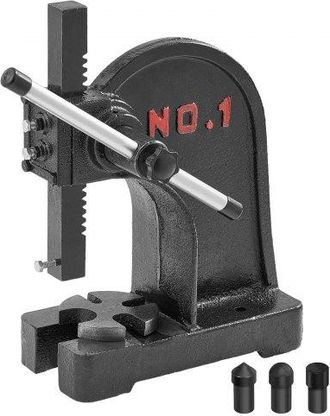 OEM Dornpresse, 1 T Handhebelpresse, Manuelle Dornpresse Pr&auml;zisions Handpresse, 150 Mm Maximale H&ouml;he, Manuelle Desktop-stanzpresse Aus Gusseisen, Zum Stan