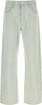 Fear of God Bleach Washed Denim Straight 5 Pocket - Heren - Loose Fit Jeans - Blauw - W34 - Denim - Jeans