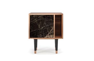 StoryZ Mesita de noche negro 1 puerta L 58 cm