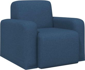 vidaXL Sill&oacute;n Azul Tela Vidaxl