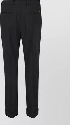 Valentino Garavani formal wool tailoring trousers slim fit
