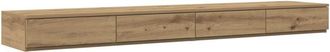 vidaXL vidaXL Bed Drawers Artisan oak 200 x 36.5 x 16.5 cm Engineered wood