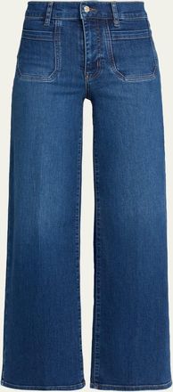 Frame Denim Le Slim Palazzo Modernist Pocket Jeans