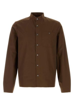 Prada Brown Poplin Shirt