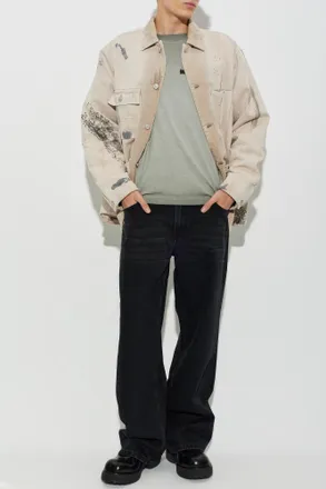 Misbhv Denim Jacket, Mens, Pink