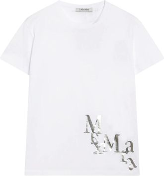 Max Mara Mujer, Camisetas, Blanco, Talla: L