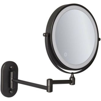 OEM Espejo De Pared Con Aumento Led De 8 Pulgadas, Recargable Por Usb Con Aumento De 1x/5x, Color Negro
