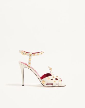 Valentino Garavani Studdy Kidskin Sandal 100mm Wo
