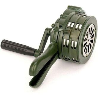 OEM Bocina De Manivela, Sirena Port&aacute;til, 110 Db, Alarma Met&aacute;lica De Accionamiento Manual, Alarma De Seguridad De Emergencia, Alarma Antia&eacute;rea