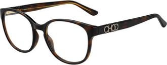Jimmy Choo London Premium Kwaliteit Bril met Top-notch Service - unisex - Brillen - Bruin - 52 MM - Accessoires
