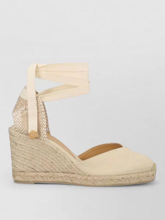 Castaner clear cotton espadrille sandals