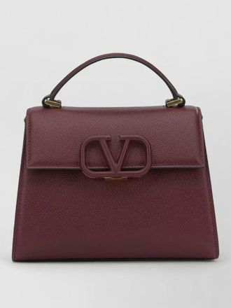 Valentino grained leather top handle shoulder bag
