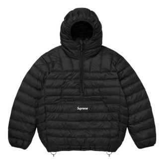 SUPREME FW26 Micro Down Half Zip Hooded Pullover Black FW26J11-BLK