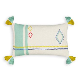 La Redoute Interieurs Rechthoekige kussenhoes in katoen, Sajia