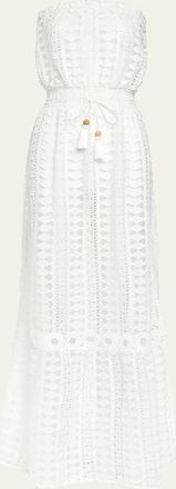 Ramy Brook Henrietta Embroidered Strapless Maxi Dress