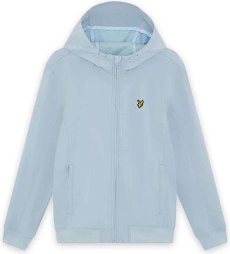 Lyle & Scott Mesh Back Softshell Jacket - Heren - Zomerjassen - Blauw - S - Leer - Jassen
