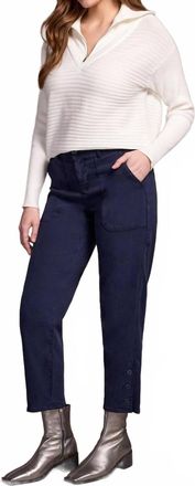 Tribal Stretch Twill Ankle Pants In Sapphire