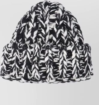 Ami wool chunky-knit oversized beanie