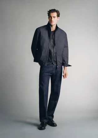 Mango Giubbotto jeans cotone blu - Uomo - XL - MANGO MAN