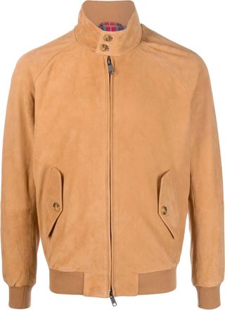 Baracuta Tan Giacca Suede Jacket