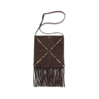 Valentino Garavani Brown Calf Leather Bos Taurus Shoulder Mens Bag