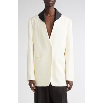ジャケット JIL SANDER Single-breasted blazer jacket Beige Jil Sander Single-Breasted Blazer - Beige - 54% Off