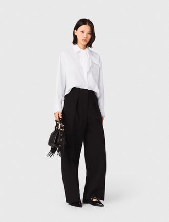 Maje Balloon Suit Trousers - Black - Maje