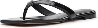 Vince San Juan Thong II Womens Sandals Black : 8.5 M, Leather