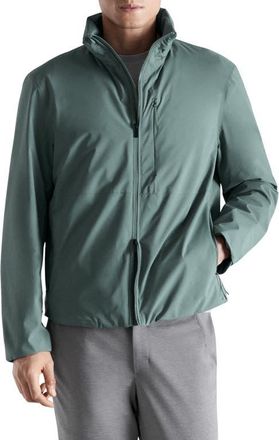 Mango Packable Water Repellent Jacket in Dark Green at Nordstrom, Size X-Large