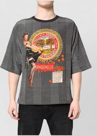 Dolce & Gabbana silk graphic print short-sleeve t-shirt