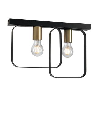 Luce-Ambiente-Design Smith Black Ceiling Lamp 2xe27