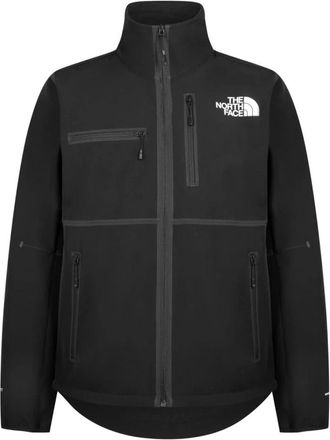 The North Face Denali Jack TNF Zwart Rits Logo - Heren - Outdoorjassen - Zwart - S - Polyester - Fitness