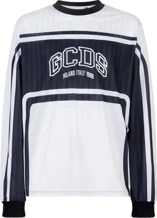GCDS Long Sleeve T-Shirt - Heren - Longsleeves - Zwart - XS - Katoen - Tops