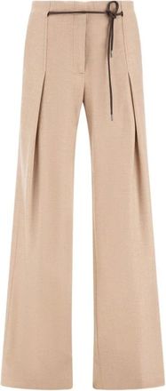 Herno Broeken, Dames, Beige, M, Stijlvolle Broeken voor Mannen