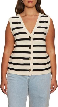 Sanctuary Textured Sweater Vest in Macrame B at Nordstrom, Size 3X