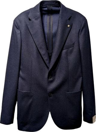 L.B.M. 1911 Blazer - Heren - Blazers - Blauw - L - Wol - Jassen