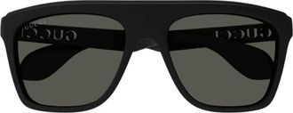 Gucci Sportzonnebril - Heren - Zonnebrillen - Zwart - ONE Size - Accessoires
