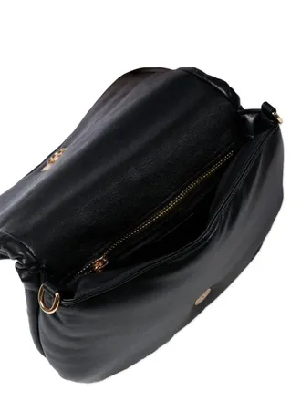 Msgm Girls Shoulder Bag Eco-Leather Black Polyurethane Fibre