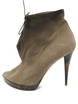 Burberry leather ankle boots - Brown