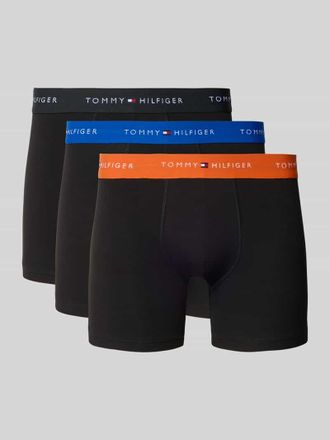 Tommy Hilfiger Boxershorts aus Baumwoll-Mix im 3er-Pack in Orange, Gr&ouml;&szlig;e XXL