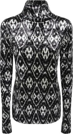 Pierre-Louis Mascia Truien & Vesten, Dames, Zwart, S, Jacquard Coltrui