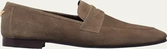 Bougeotte Flaneur Suede Penny Loafers