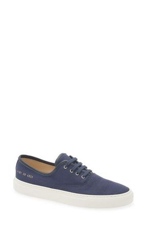 Common Projects Four Hole Slip-On Sneaker in Navy at Nordstrom, Size 10Us