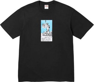 SUPREME Liberty graphic T-shirt - Zwart