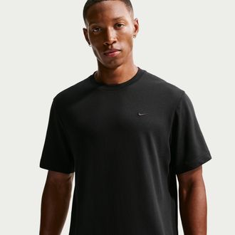 Nike Mens Primary Dri-FIT Short-Sleeve Versatile Top in Black | DV9831-010